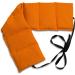 Organic Spelt Pillow 7-Chamber with Heat Belt | 65x15 Orange Long Tying Pillow for Back Support - Buy Online on GoSupps.com