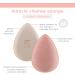 REAL TECHNIQUES Sponge+ Beauty Makeup Blenders for Facial Cleanser Foundation and Setting Powder Probiotic infused (3 Piece Kit) - Buy Online on GoSupps.com