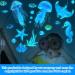 Glow in The Dark Ocean Fish Wall Stickers - Sea Life Decals for Boys Kids Bedroom and Bathroom - Removable Waterproof Peel and Stick Under The Sea Creatures - Buy Online on GoSupps.com