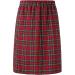 Men's Wrinkle Skirt - High Waist Fold Design Scottish Kilt | Checkered Mini Skirt | Comfortable Streetwear | Vacation Skater Punk | Z11302-Rot 3XL - Buy Online on GoSupps.com