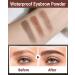 2-Color Eyebrow Powder Palette Waterproof Long-Lasting Eye Brow Makeup Kit Defined Brow Filler Lightweight Blendable Natural Full Look for Sparse Eyebrows with Brow Brush-01 Light Brown + Grey - Buy Online on GoSupps.com