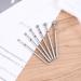 Sibba 6pcs Cuticle Drill Bit Set Flame Stainless Steel Bit with Case Manicure Pedicure Diamond Drill Polishing File Grinding Heads Tools Metal Professional Carbide Remover Bits Acrylic Gel Nails Round 6pcs Round End - Buy Online on GoSupps.com