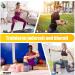 5-Piece Resistance Bands Set - Fitness Straps with Handles Ankle Strap & Door Attachment for Pilates & Strength Training - 150LBS - Buy Online on GoSupps.com