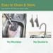 ifeel Cast Iron Cleaner - Premium 316L Stainless Steel Chainmail Scrubber (2 Pairs) - Size 3-4x4 - Buy Online on GoSupps.com