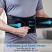 Fenadwe Back B for Lower Back Pain Relief with 6 Stays Back Support Belt for Women & Men Work Waist Lumbar Breathable for Herniated Disc Sciatica zL X-Large Black - Buy Online on GoSupps.com