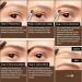 Buy Eyebrow Pomade Stamp | Microblading Liquid Pen Kit | Dark Brown Eyebrow Kit with Spoolie Brush & Travel Pouch - Fast International Shipping - Buy Online on GoSupps.com