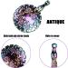 AXEN 2PCS Antique Metal Yarn Cutter Pendants - Round Shape Sewing Tools - Vintage Dazzle Thread Cutter - 1 Package - Buy Online on GoSupps.com