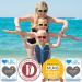 Limmys Premium Neoprene Toddler Swim Vest - Buoyancy Swimming Aid for Boys and Girls - Modern Design Swim Jacket - Dark Blue (Medium) with Drawstring Bag - Buy Online on GoSupps.com