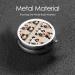 Buy Six Little Pandas Portable Metal Pill Box | Round Mini 3-Compartment Design for Travel & Small Pills - Buy Online on GoSupps.com