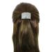 Crystal Avenue Rhinestone Ponytail Holder | Stretchy Elastic Hair Tie in Silvertone with Sparkling Crystals Gold - Buy Online on GoSupps.com