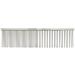 Resco Professional antistatic best dog cat pet comb for fur care medium-grob tooth spacing 3.8 cm pen length 1.5 "Teeth/medium-coarse spacing nickel