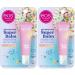 eos 24H Moisture Super Balm - Birthday Cake Lip Mask Day or Night Lip Treatment Made for Sensitive Skin Nourishing Shea Butter 0.35 fl oz (Pack of 2)