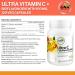 GNA Naturals Ultra Vitamin C 600mg + Bioflavonoids with Quercetin Dihydrate - Vitamin C Ascorbate Acid 120 V-Caps 4 Month Supply - Promotes Healthy Bones Gums & Teeth - Vitamin C Complex Supplement - Buy Online on GoSupps.com