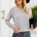 HAIBING Women Top Women Shirt Pullover Long Sleeve Raglan Sleeve for Daily Wear (S) Light Gray CH Light Gray - Buy Online on GoSupps.com