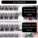 120PCS 3D Individual Cluster Eyelashes Kit - Natural Look D Curl Reusable Fluffy Extensions with Applicator and Bond - DIY Mix 10-16MM Lash Extension Set - Buy Online on GoSupps.com
