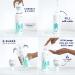 Dove Concentrate Refill & Reusable Bottle - Daily Moisture Starter Kit for Soft Skin (4 Fl oz Makes 16 Fl oz) | Eco-Friendly Body Care - Buy Online on GoSupps.com