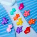 100 Pieces Girls Colorful Hair Barrettes - Self Hinge Hair Clips with Cartoon Designs (Bow, Flower, Heart) for Toddlers - Buy Online on GoSupps.com