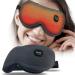 Cordless Heated Eye Mask for Dry Eyes Relief Warm Compress for Eye Strain & Fatigue Ideal for Sleep Travel Gifts Rechargeable with Adjustable Strap