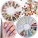 Mixed Color/Size Imitation Half Round Pearl Beads Flat Back Acrylic Nail Decorations Manicure Designs DIY Pearls Jewelry Accessory