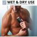 2-in-1 Groin Hair Trimmer & Body Groomer for Men with Replaceable Ceramic Blades - Safe and Sharp Ball Shaver for Neat & Clean Grooming - Buy Online on GoSupps.com