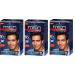 Schwarzkopf Men Perfect Gentle Color Gel Natural - 90 Natural Black (3er Pack)