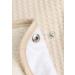 Changing Mat Cover 90x80 cm - Duck Edda Lou Waffle Pique with Detachable Terry Cloth Cover - Ecru - Buy Online on GoSupps.com