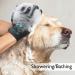 Cool Job Fur Care Gloves & Pet Bath Brush | Gentle De-Filtering Pet Grooming Gloves for Cats Dogs Horses & Rabbits (M-L) - Buy Online on GoSupps.com