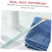 Mobestech 16 Pcs Soft Toothbrush & Tongue Brush Set - Travel-Friendly Cotton Brush 4 Pieces - Buy Online on GoSupps.com