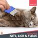 2pk Metal Nit Comb for Headlice Treatment | Kids & Adults | Long Thick Hair | Lice Combs for Effective Nit Removal - Buy Online on GoSupps.com