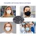 Mandala Crafts Mask Adjuster Elastic Cord Locks - Pack of 200 Black and White Face Mask Tightener Clips for Adjustable Ear Loops and Drawstrings - Buy Online on GoSupps.com