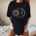 Women's Graphic Tee | Funny Printed Oversized T-Shirt XXL | Short Sleeve Drop Shoulder - Buy Online on GoSupps.com