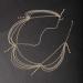 Denifery Gold Rhinestone Wedding Head Chain - Bridal Prom Bohemian Boho Hair Jewelry - Buy Online on GoSupps.com