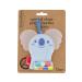 Infantino Crystal Clear Teething Mitten - Koala Design | Soft Textured Silicone | Natural Rubber Teether for Babies - Buy Online on GoSupps.com