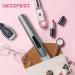 Buy 2 in 1 Cordless Hair Straightener & Curler - Portable Mini Flat Iron with Fast Heating Titanium Plate 3 Temp Settings - Ideal for Travel - Gray - Buy Online on GoSupps.com