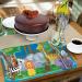 CounterArt Jungle Friends 4 Pack Reversible Placemats | Made in USA | BPA & PVC Free | Easy Clean - Buy Online on GoSupps.com