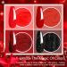 Honey Joy Dip Powder Nail Kit Starter Set | 4 Colors Deep Red Glitter & Holographic Black | Dipping Powder Liquid Set with Base Top Coat | Nail Art Manicure Salon DIY | No LED Lamp Needed | Dip-7pcs-08 - Buy Online on GoSupps.com