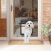 Black Pet Dog Screen Door with Magnetic Flap - Lockable Cat Door for Existing Screen/Sliding Door Window & Porch - Buy Online on GoSupps.com