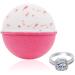 Bath Bomb with Surprise Size Ring Inside - Pink Himalayan Sea Salt Extra Large 10 oz. Bath Bombs with Jewelry - Hand Made in USA - Perfect for Spa & Bubble Bath. Great Gift for Birthday  Mothers Day 10 Ounce (Pack of 1)