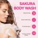 XJBD Cherry Blossom Shower Gel Hydrating Scented Body Wash for Women Body Soap with Coconut Oil Gentle Cleansing for Soft Skin Long-Lasting Refreshing Floral Fragrance For All Skin Types - Buy Online on GoSupps.com