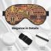 Buy African Textile Patchwork Soft Eye Mask | Sleep Mask for Men & Women | Travel Comfort - Buy Online on GoSupps.com