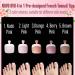 NOVO OVO Nude Pink French Tip Toenail Extensions - 360Pcs Soft Gel Full Cover False Nails - DIY Nail Kit with Pre-Applied Tip Primer - Square/Round Shape - 15 Sizes Included - Buy Online on GoSupps.com