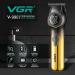 VGR Beard Hair Trimmer Men Rechargeable USB-C Electric - Professional 8000 RPM - LED Light - 2 Speeds - Ceramic Blades - 200 Min Battery - Cordless Clippers Grooming Kit - Face Edge Detailer Stubble - Buy Online on GoSupps.com
