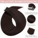Buy Silk-Co Tape in Extensions - Real Remy Hair 40 Stk Dark Brown 30cm | Premium Skin Weft Hair Extensions - Buy Online on GoSupps.com