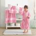 Erwin M ller Children's Pink Hooded Bathrobe 158/164 - Soft Durable Embroidered Elves Design - Buy Online on GoSupps.com