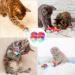 30-Piece Rainbow Tissue Balls for Cats | Soft Plush & Fluffy Kitten Puff Balls | Colorful 3.1 cm Christmas Cat Toys - Buy Online on GoSupps.com