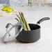 Ecolution Symphony 1.5 Qt Slate Saucepan with Glass Lid - Durable Cookware - Buy Online on GoSupps.com