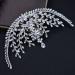 WONRLUA Rhinestone Forehead Bridal Headband - Silver Wedding Hair Accessories - Buy Online on GoSupps.com