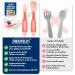 Buy NEUFELD Children's Cutlery Set - Dishwasher-Safe Pink Includes FREE Box & Recipes - Perfect for 3+ Months - Buy Online on GoSupps.com