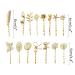 InSowni 30-Pack Retro Vintage Metal Bobby Pins Hair Clips - Light Gold Barrettes for Women & Girls - Buy Online on GoSupps.com