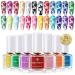 Born Pretty Valentine's Day Nail Art Stamping Polish Set - 24 Colors Manicure Print for Stamping Plates - Bulk Gift Collection - Buy Online on GoSupps.com